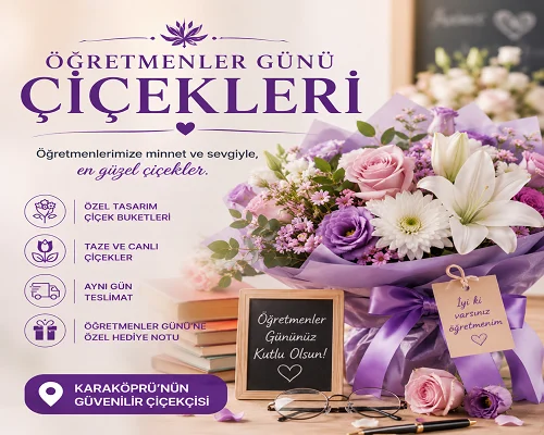 Karaköprü Öğretmenler Günü Çiçekleri