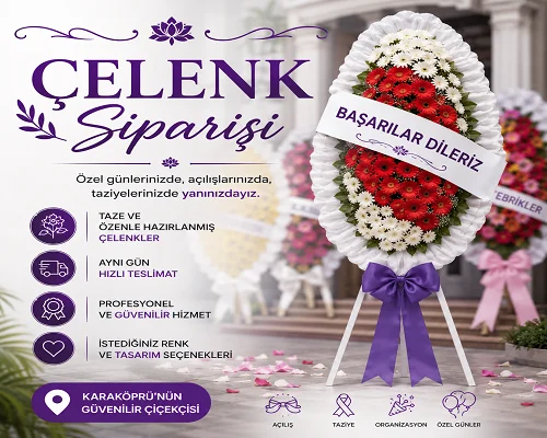 Karaköprü Çelenk Siparişi